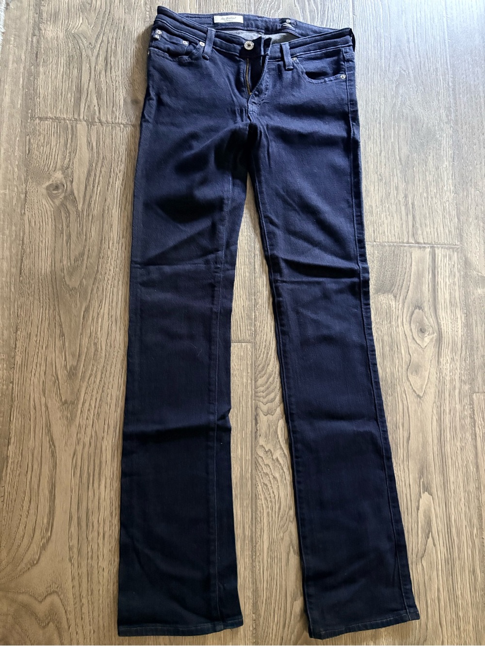 AG Adriano Goldschmied Navy Flare Jeans